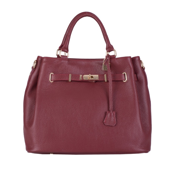 Geanta Zevo office dama piele naturala Otilia