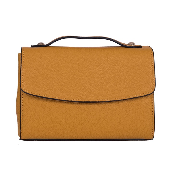 Geanta Borseta Zevo dama piele naturala texturata Carmen