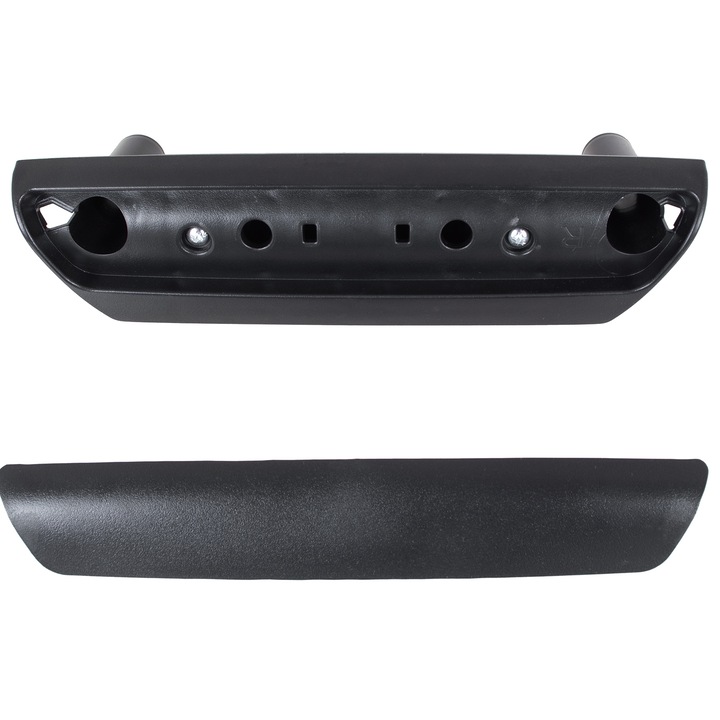 Jobb belső ajtó kilincs Volkswagen T5, 2003, fekete, komplett készlet