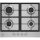Plita incorporabila Beko HIAG64225SX, Gaz, 4 arzatoare, 58 cm, Inox