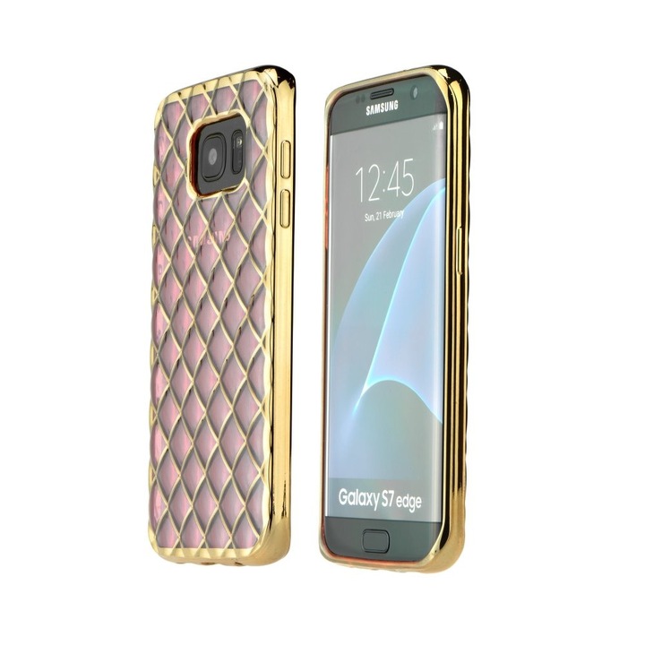 Husa Huawei P9 Luxury Silicon Gel - Auriu