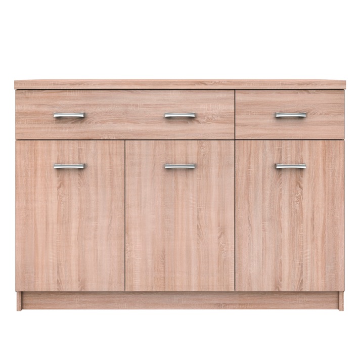 Comoda PAL stejar Sonoma Topty 120x33x85 cm
