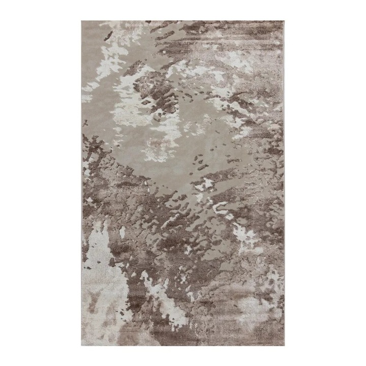 Covor Modern VESNA, Culoare BEJ / CREM, 80x150 CM, Cod: 40055B