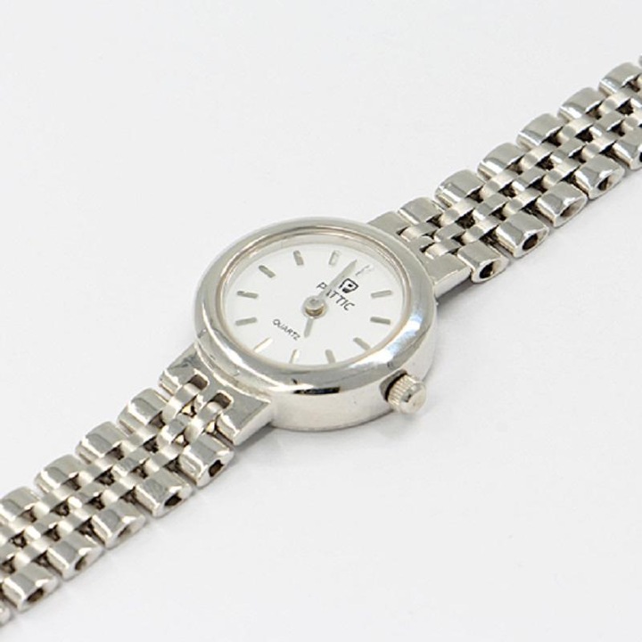 Ceasuri dama Pattic, aur alb 585/1000, rezistente la umiditate, 24,25 g