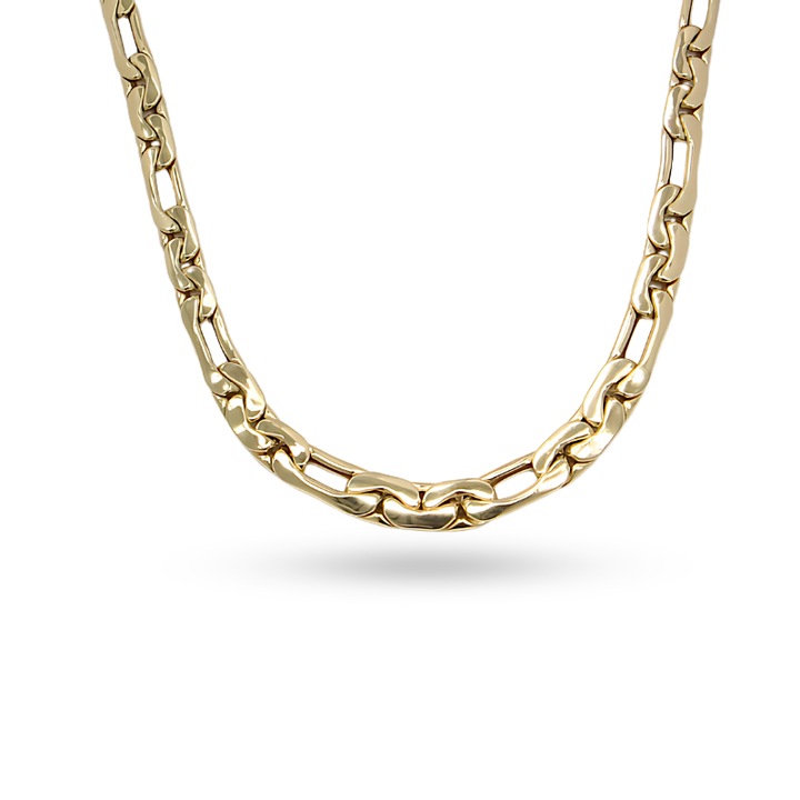 Colier aurit Pattic 585/1000, 9,00 gr, galben, design extins