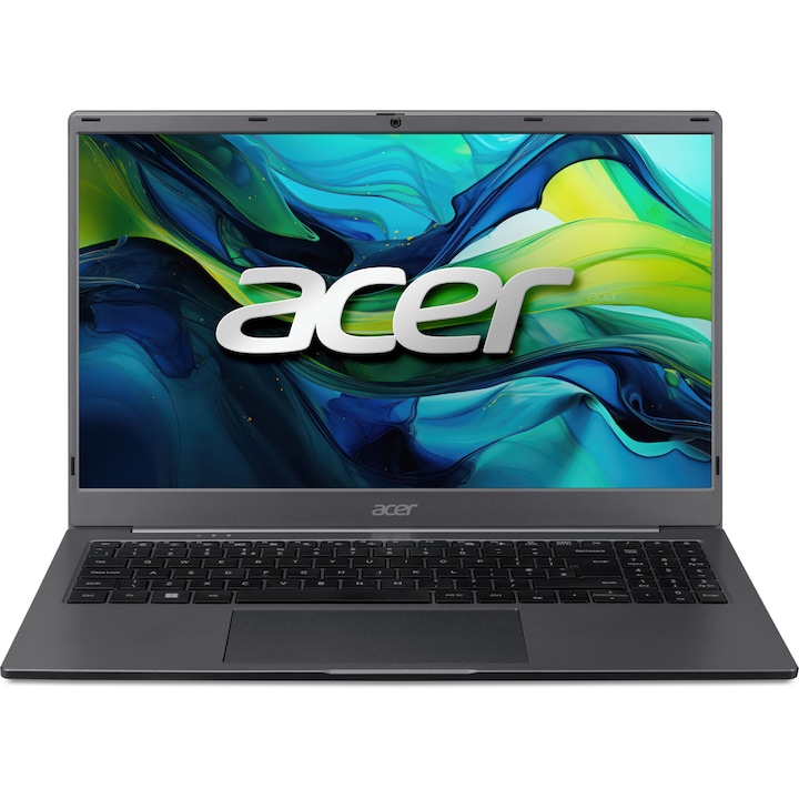 Лаптоп Acer Aspire Lite 15 AL15-31P-C8NC с Intel Celeron N4500 (1.1-2.8GHz,4M), 8 GB, 256GB M.2 NVMe SSD, Intel UHD Graphics 610, Linux, Сив