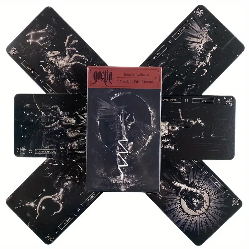 Carti Tarot, Goetia Tarot in Darkness, Fabio Listrani, 78 carti