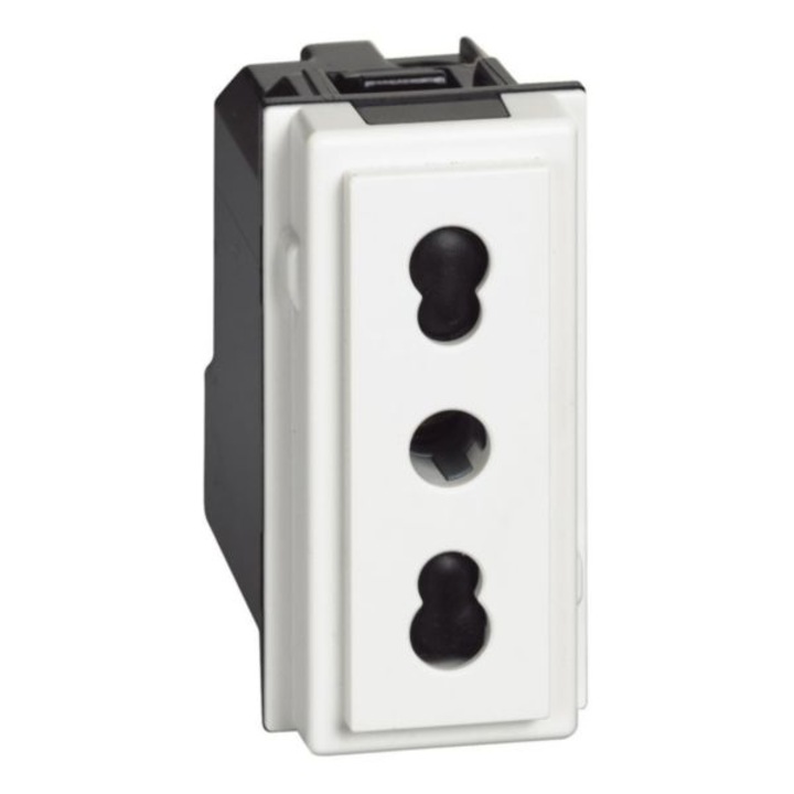 Priza Legrand KW4180 2P+T 10/16A 250Vac alba