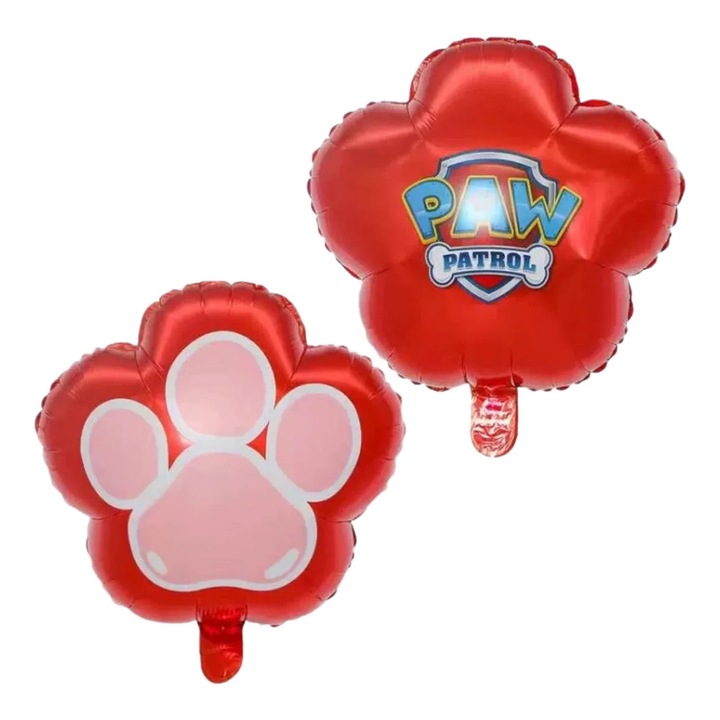 Balon folie Labuta Patrula Catelusilor, 40 cm, Rosu