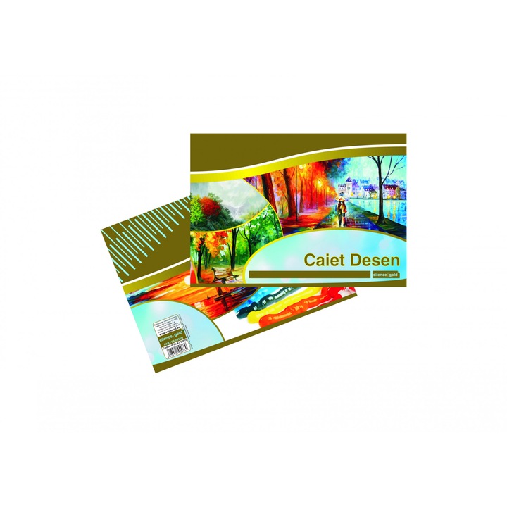 Тетрадка за рисуване Silence Gold