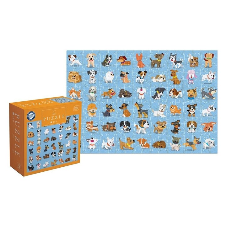 Puzzle Interdruk, 7 Dogs, 250 piese