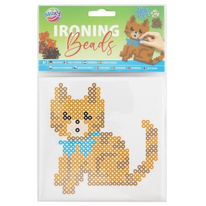 Margele de calcat Grafic, model pisica, multicolor