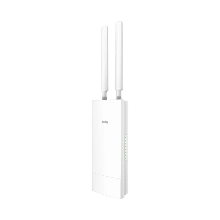 Cudy LT700 Външен 4G LTE Wi-Fi рутер, двулентов, 2.4GHz 300Mbps, 5GHz 867Mbps, 3xLAN, 1xWAN/LAN