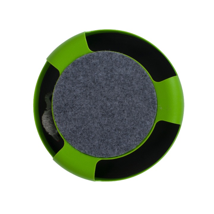 Котешка играчка, Martom, Пластмаса, 25x6,5 см, Зелена