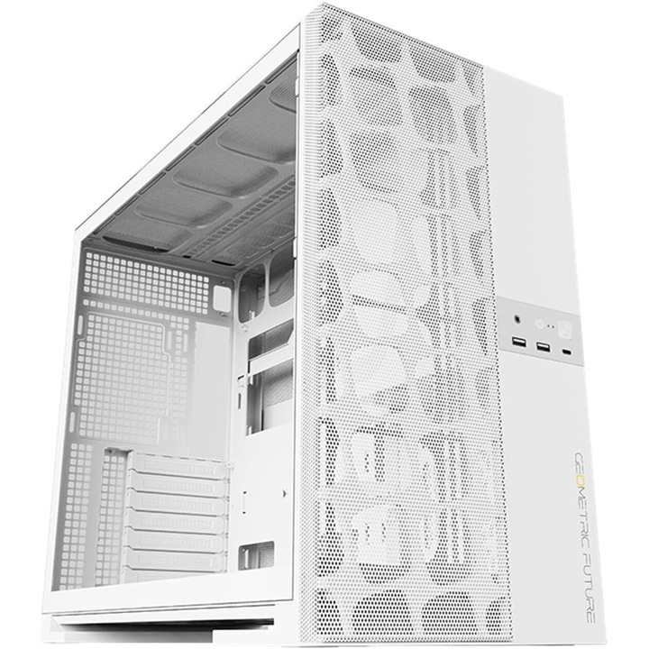 Компютърна кутия Geometric Future Model 5 Vent, Бял, Middle Tower