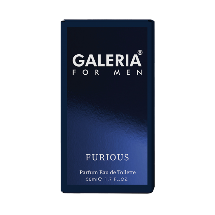 Apa de toaleta Galeria Furious, pentru barbati, 50 ml