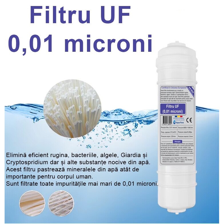 Set filtre de schimb pentru Purificator apa Aqua Pura Qutek