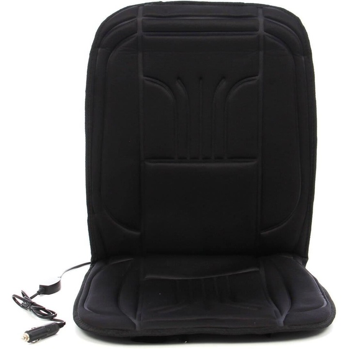 Husa scaun cu incalzire reglabila Comfort, Negru