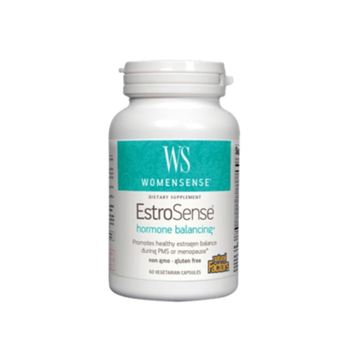 Vitamine Si Minerale, Natural Factors, Womensense Estrosense, 343mg, 60 Capsule Vegane