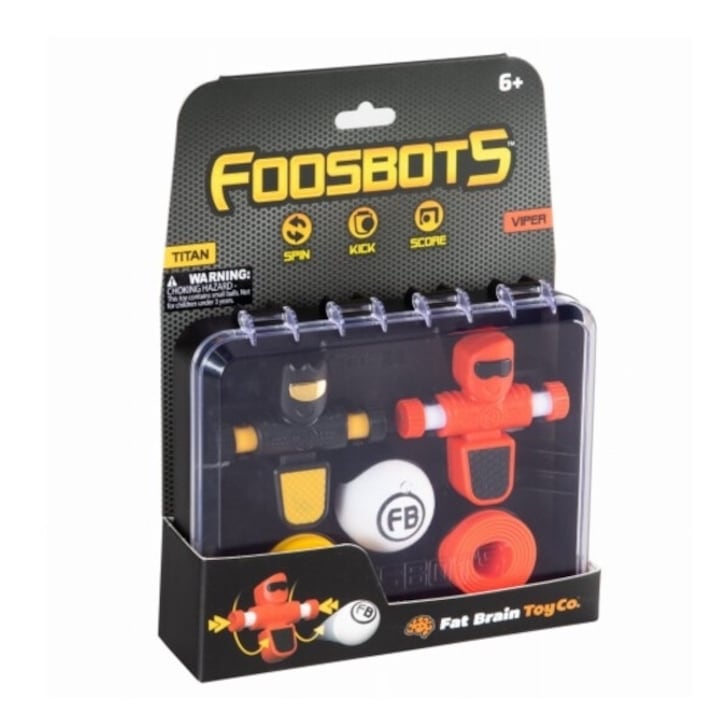 Fat Brain Toy Foosbots asztali foci készlet, két játékos számára