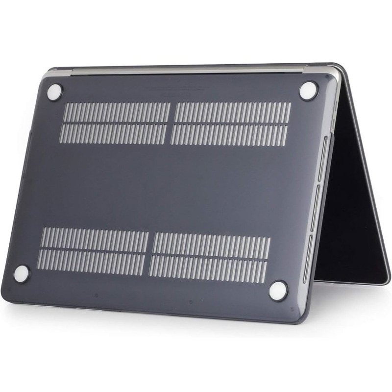 Husa Protectie Lucioasa, Compatibila cu MacBook Air 13.6", Ultra-Slim, Negru