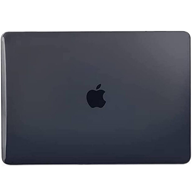 Husa Protectie Lucioasa, Compatibila cu MacBook Air 13.6", Ultra-Slim, Negru