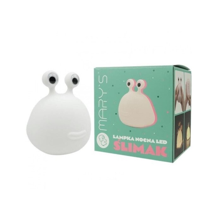 Нощна лампа с охлюв, Mary's, LED