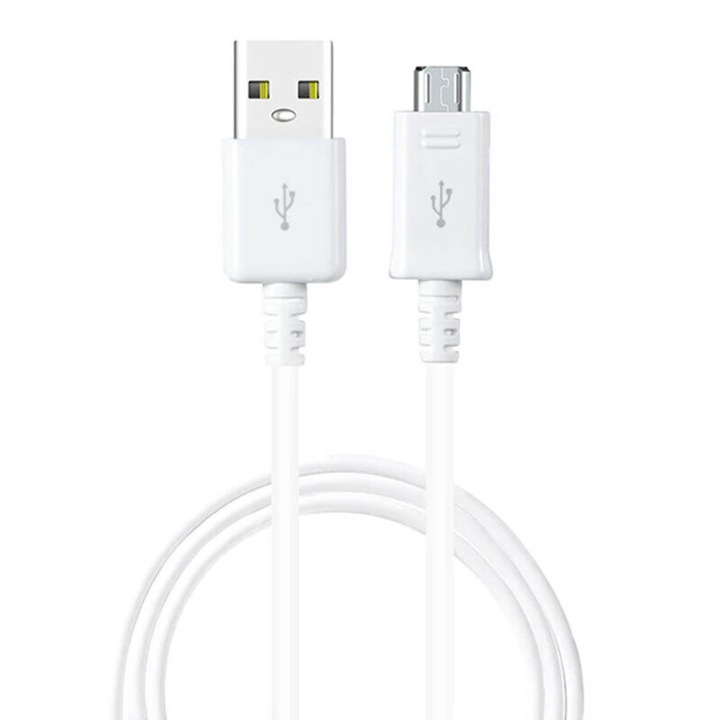Datali töltő- és adatátviteli kábel, USB A - Micro-USB, 2A, 1,5 m hosszú, fehér
