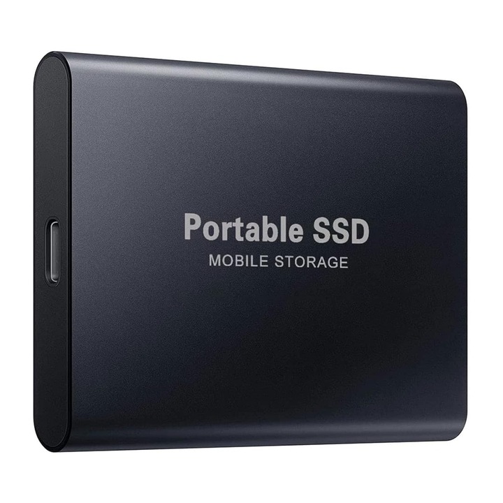 Външен SSD, Jalleria, 2TB, твърд метал, висока скорост на четене, преносим, тънък