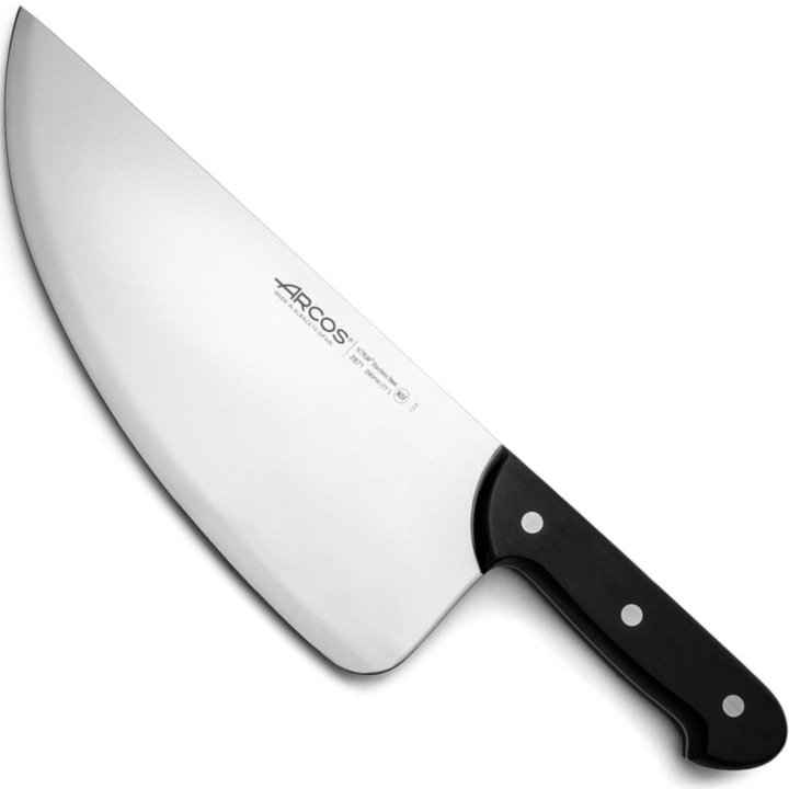 Cutit bucatarie Arcos, inox, 290mm, negru