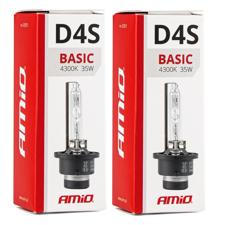 2 db xenon izzó készlet D4S BASIC 12V 35W 4300K