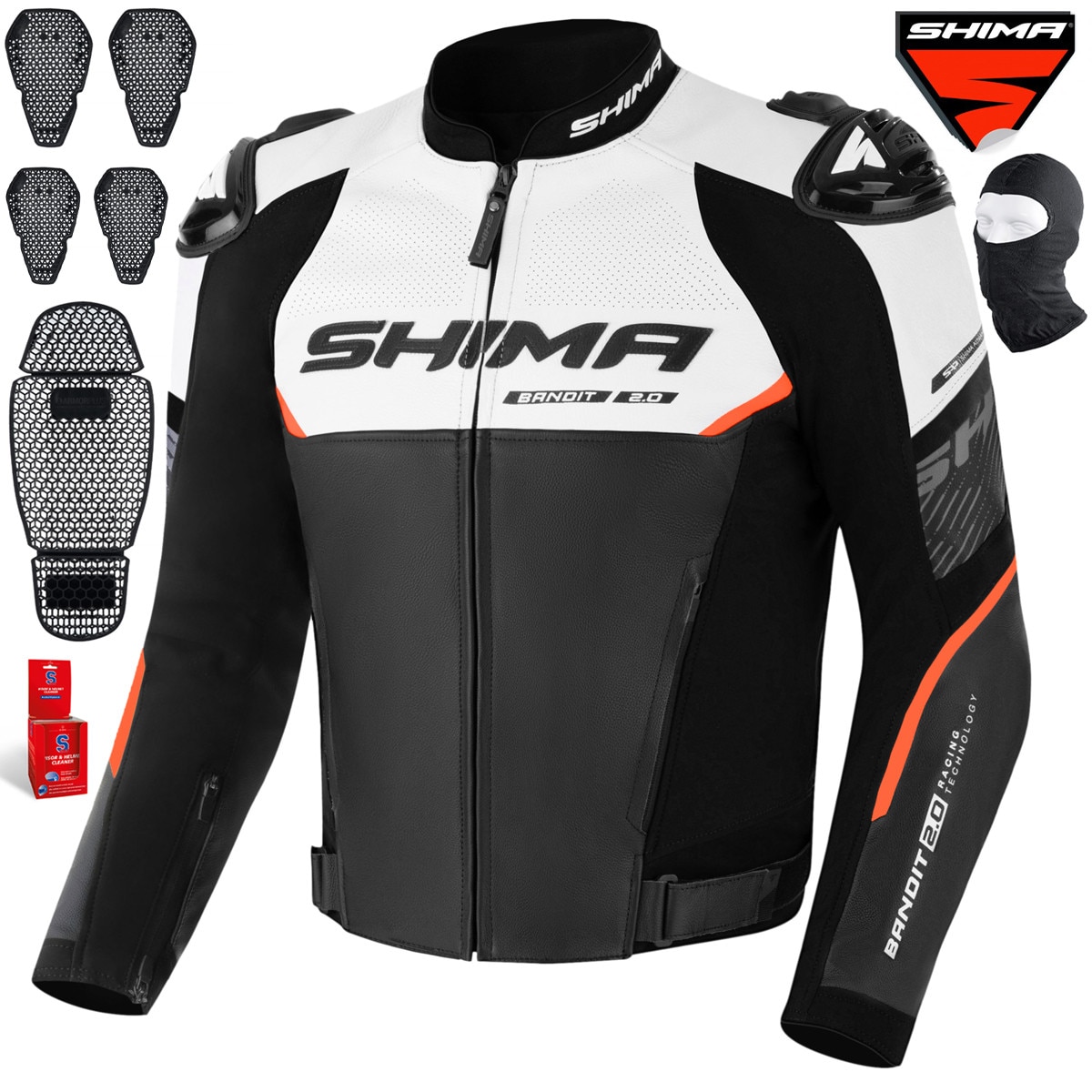 Geaca moto OXFORD Montreal 2.0 Men Jacket black/orange M/40 - eMAG.ro