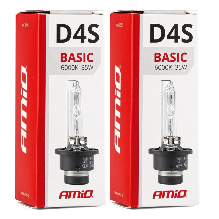 2 db xenon izzó készlet D4S BASIC 12V 35W 6000K