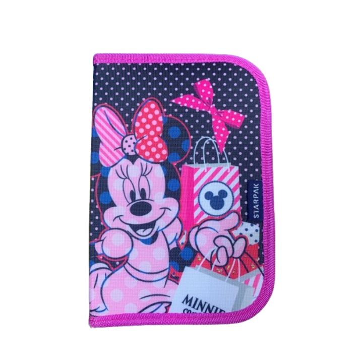 Необорудван моливник 1 цип 2 удължителя Diakakis, License Minnie размер 21x14x4cm