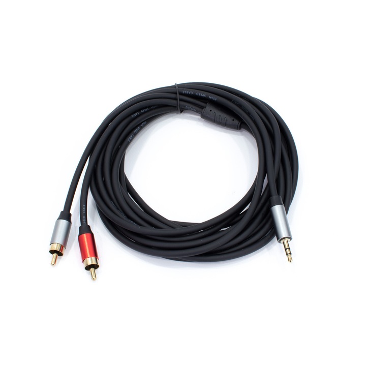 Thunder AU005-50 sztereo jelkábel (3,5 mm Jack – 2x RCA) – (5 m)
