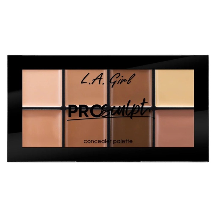 Paleta corectoare L.A. Girl Pro Sculpt Concealer Palette 726 Medium, 12g