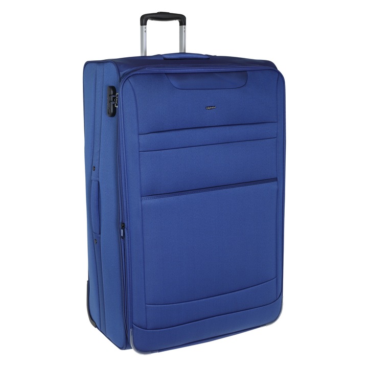 Diplomat extra nagy bőrönd ZC 6020, 2 kerék, poliészter, 87 cm, kék