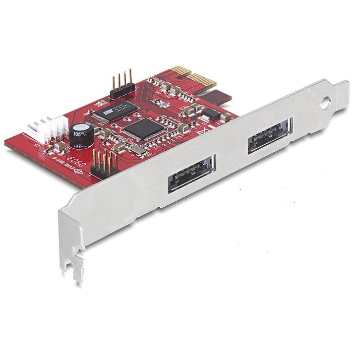 Adaptor PCIe la eSATApd 2 porturi Delock