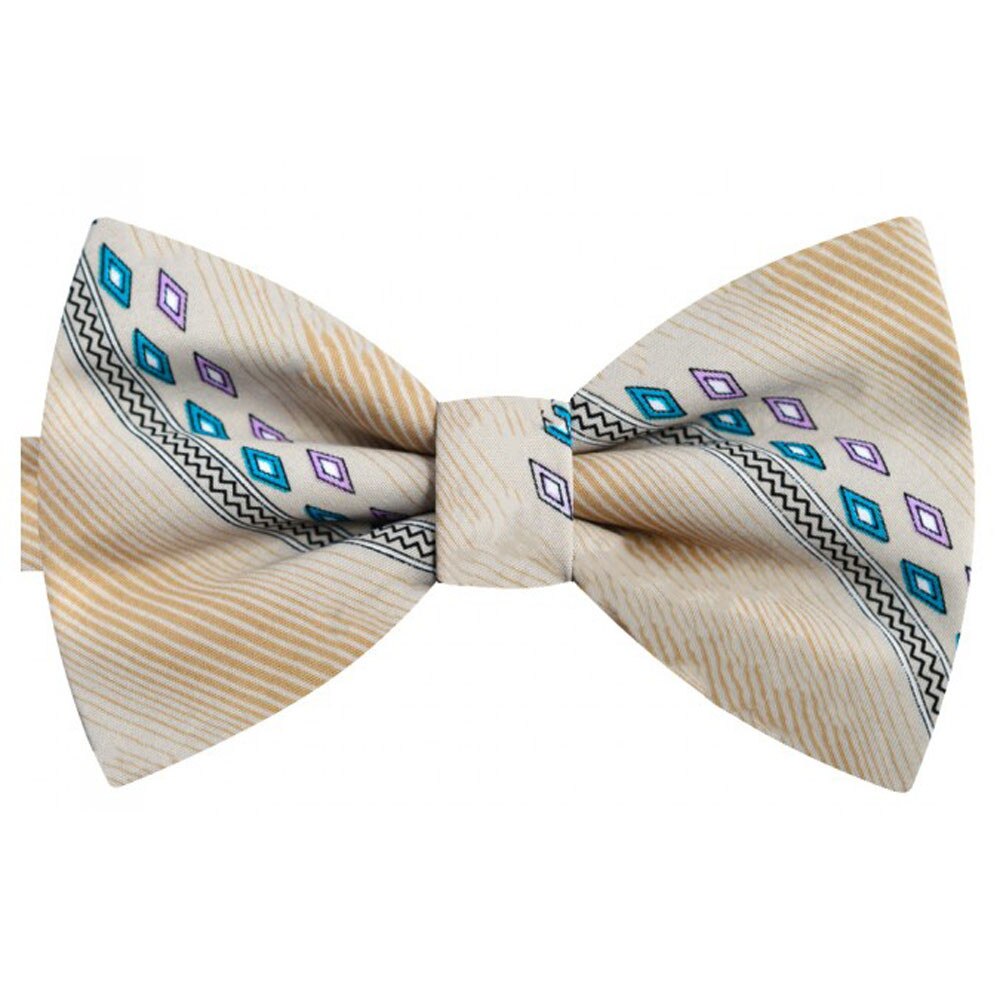 Papion butterfly bej, imprimeuri abstracte