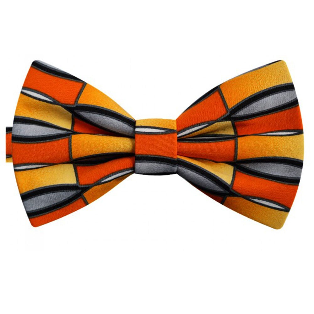 Papion butterfly portocaliu, imprimeu abstract