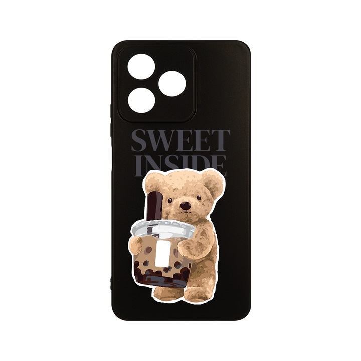 BestCase® Husa pentru Xiaomi Redmi 13, Slim Silicon, Teddy Bear Sweet Inside, Protectie camera, Antisoc, Rezistenta la uzura, 1923377 B 1461