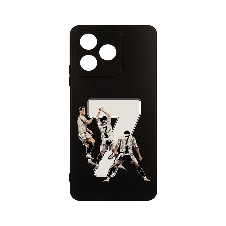 Husa pentru OPPO A40, BestCase® Slim SIlicon, Ronaldo, Protectie Camera, Antisoc, Rezistenta la uzura, c-B 1469
