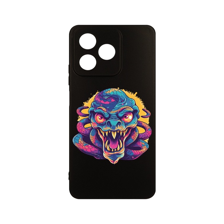 Husa pentru OPPO A40, BestCase® Slim SIlicon, Dream Colors - Dragon, Protectie Camera, Antisoc, Rezistenta la uzura, c-B 1583