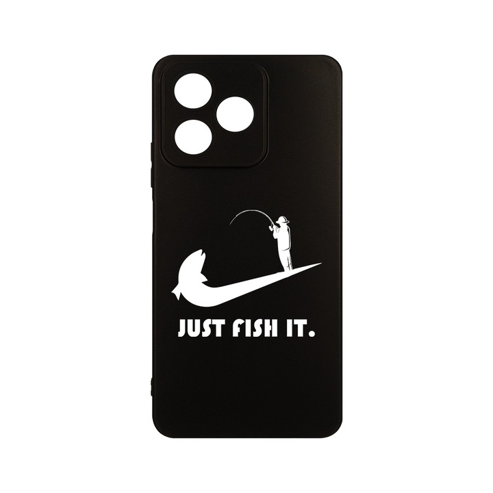 Husa pentru OPPO A40, BestCase® Slim SIlicon, Just Fish It, Protectie Camera, Antisoc, Rezistenta la uzura, c-B 1623