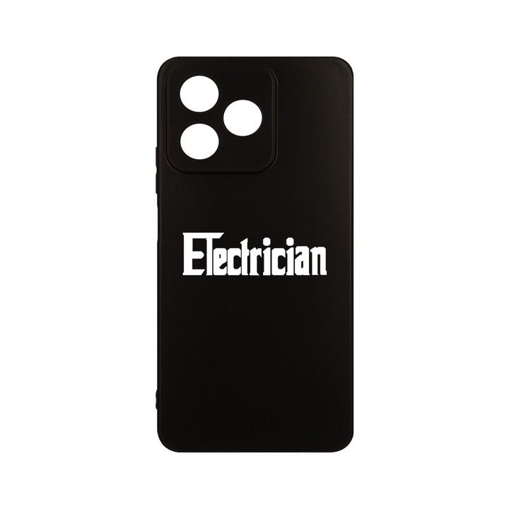 Husa pentru OPPO A40, BestCase® Slim SIlicon, Electrician - GodFather Style, Protectie Camera, Antisoc, Rezistenta la uzura, c-B 1699