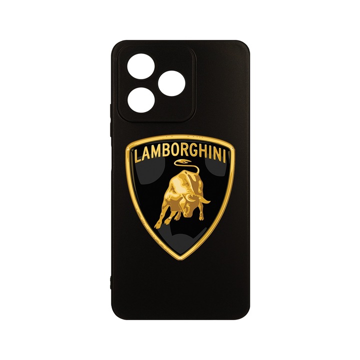 Husa pentru OPPO A40, BestCase® Slim SIlicon, Lamborghini, Protectie Camera, Antisoc, Rezistenta la uzura, c-B 1775