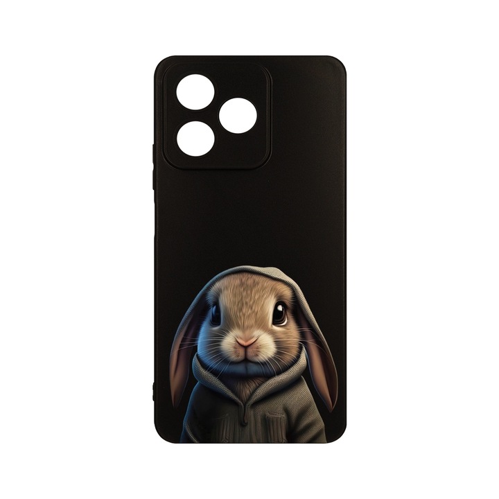 Husa pentru OPPO A40, BestCase® Slim SIlicon, Sweet Rabbit, Protectie Camera, Antisoc, Rezistenta la uzura, c-B 1798