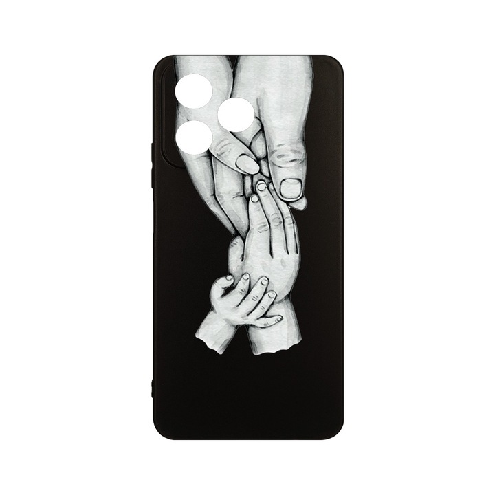 Калъф BestCase® Slim SIlicon 0.8MM, Съвместим с Realme Note 50, Family, Защита на камерата, Устойчив на износване, c-B 959