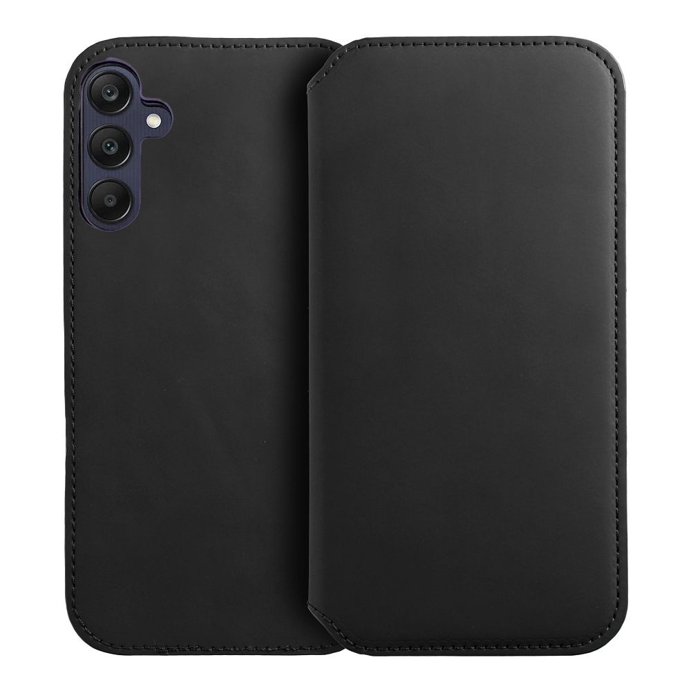 Husa pentru Samsung Galaxy A56 Daden Tip carte, Dual Pocket, Suport card, Functie de Stand si Inchidere Magnetica, Protectie Sporita, Negru