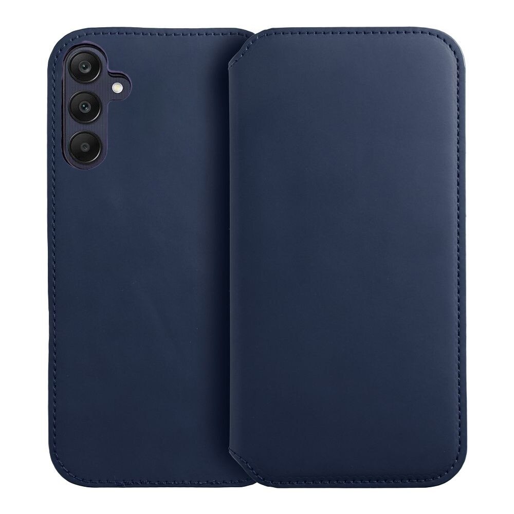 Husa pentru Samsung Galaxy A56 Daden Tip carte, Dual Pocket, Suport card, Functie de Stand si Inchidere Magnetica, Protectie Sporita, Albastru inchis